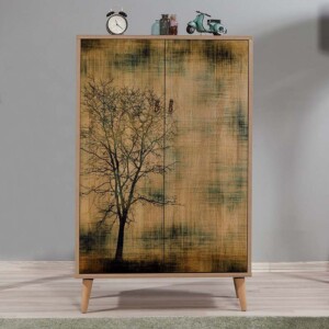 Παπουτσοθήκη - ντουλάπι Soho Megapap χρώμα sonoma 80x36x127εκ. - Image 3