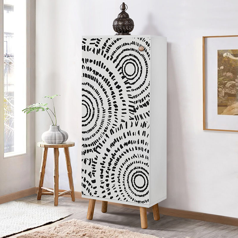 Ντουλάπι κουζίνας/μπάνιου - Παπουτσοθήκη Assiri Megapap από μελαμίνη χρώμα λευκό 50x38x135εκ. Ντουλάπι κουζίνας/μπάνιου - Παπουτσοθήκη Assiri Megapap από μελαμίνη χρώμα λευκό 50x38x135εκ.