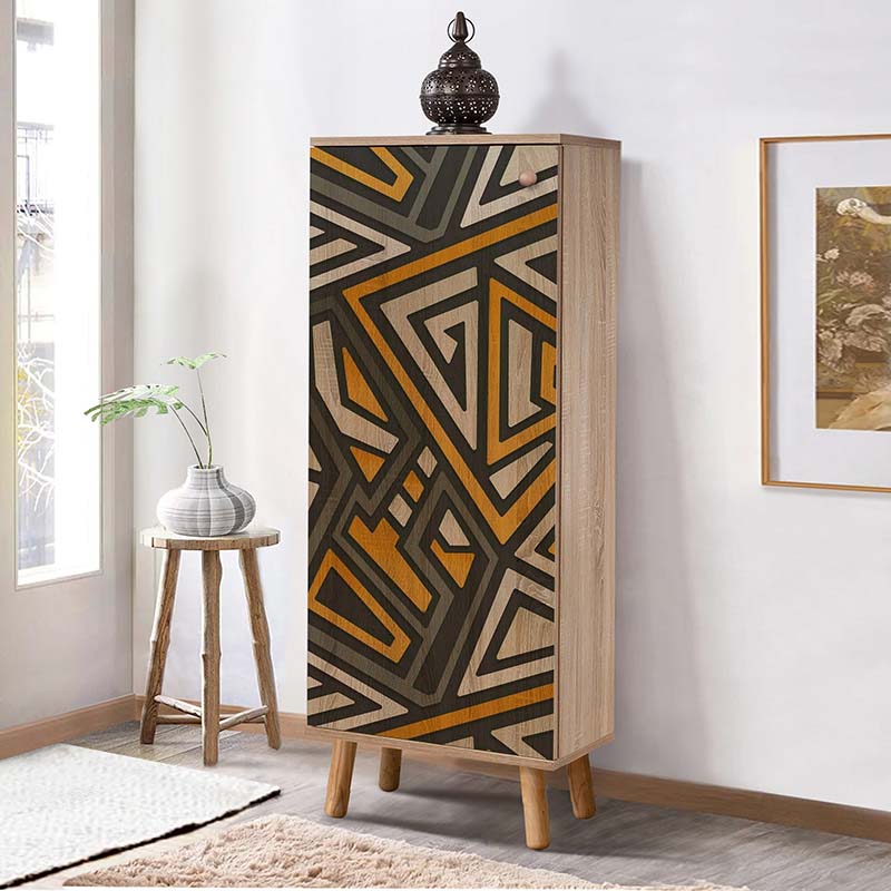 Παπουτσοθήκη - ντουλάπι Soho Megapap από μελαμίνη χρώμα sonoma 50x38x135εκ. Παπουτσοθήκη - ντουλάπι Soho Megapap από μελαμίνη χρώμα sonoma 50x38x135εκ.