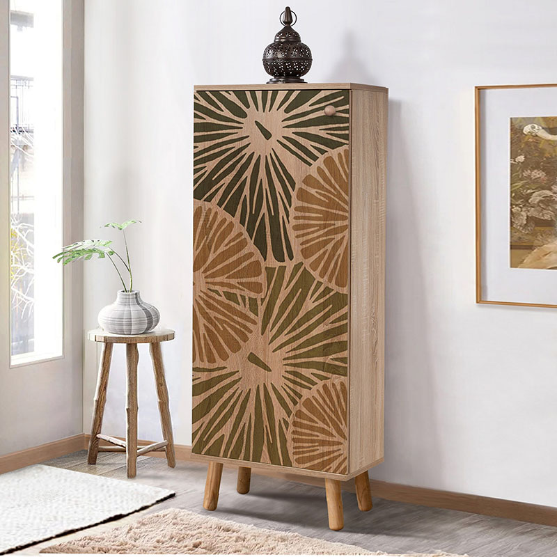 Παπουτσοθήκη - ντουλάπι Soho Megapap από μελαμίνη χρώμα sonoma 50x38x135εκ. Παπουτσοθήκη - ντουλάπι Soho Megapap από μελαμίνη χρώμα sonoma 50x38x135εκ.