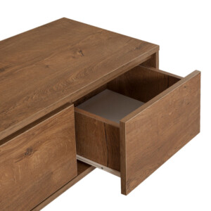 Έπιπλο τηλεόρασης Amedeo Megapap χρώμα καρυδί 140x40x50εκ. - Image 3