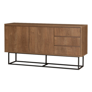 Μπουφές Amedeo Megapap χρώμα καρυδί 140x36x72εκ. - Image 4