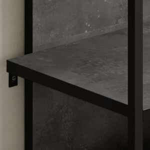 Έπιπλο εισόδου Archy Megapap χρώμα γκρι ρετρό 53x31,7x180εκ. - Image 5