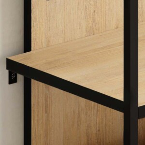 Έπιπλο εισόδου Archy Megapap χρώμα sapphire oak 53x31,7x180εκ. - Image 5