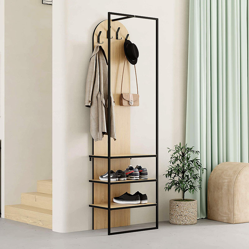 Έπιπλο εισόδου Archy Megapap από μελαμίνη - μέταλλο χρώμα sapphire oak 53x31 Έπιπλο εισόδου Archy Megapap από μελαμίνη - μέταλλο χρώμα sapphire oak 53x31