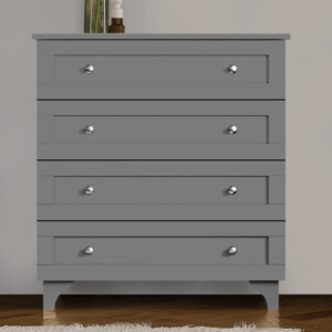 Συρταριέρα Emily Megapap χρώμα ανθρακί 80x42x85εκ. - Image 3