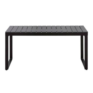 Τραπέζι κήπου Poseidon Megapap μέταλλο - ξύλο χρώμα μαύρο 180x92x75εκ. - Image 5