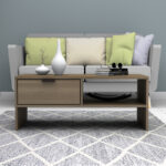 Τραπεζάκι σαλονιού Galaxy Megapap χρώμα καρυδί 100x50x42εκ. - Image 4