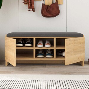 Παπουτσοθήκη Zulla Megapap χρώμα sapphire oak 110x37x43εκ. - Image 2