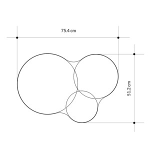 Καθρέπτης τοίχου Gora Megapap χρώμα μαύρο 75,4x2,2x51,2εκ. - Image 5