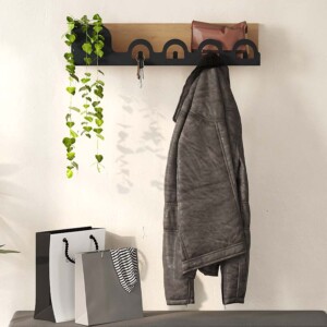 Κρεμάστρα τοίχου Liora Megapap χρώμα sapphire oak 63x14x14εκ. - Image 3