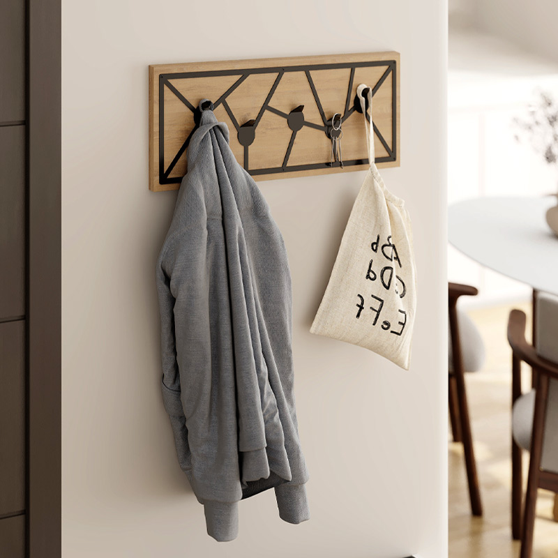 Κρεμάστρα τοίχου Trace Megapap χρώμα sapphire oak 74