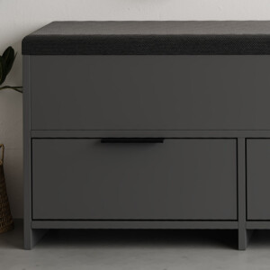 Παπουτσοθήκη Cove Megapap χρώμα ανθρακί 106x34x51,5εκ. - Image 4