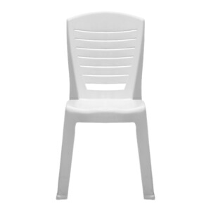 Καρέκλα πολυπροπυλενίου Tabia Megapap χρώμα λευκό 47x49x86εκ. - Image 4