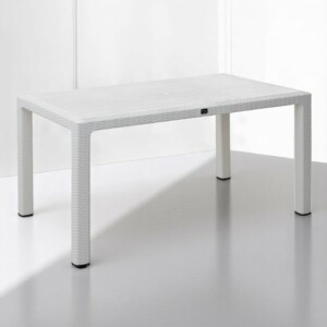 Τραπέζι πολυπροπυλενίου Kalan Megapap χρώμα λευκό 150x90x75εκ. - Image 2