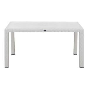 Τραπέζι πολυπροπυλενίου Kalan Megapap χρώμα λευκό 150x90x75εκ. - Image 3