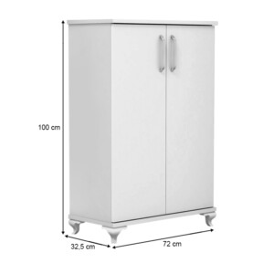 Παπουτσοθήκη - Ντουλάπι Jack Megapap χρώμα λευκό 72x32,5x100εκ. - Image 5