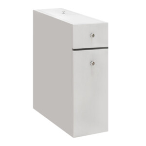 Ντουλάπι μπάνιου Calencia Megapap χρώμα λευκό 20x60x55εκ. - Image 3