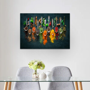 Πίνακας σε καμβά "Spices" Megapap ψηφιακής εκτύπωσης 70x50x3εκ. - Image 2