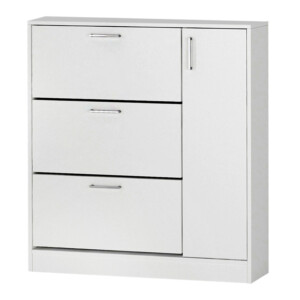 Παπουτσοθήκη Neft Megapap χρώμα λευκό 105x29,6x113εκ. - Image 5