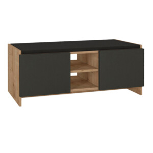 Παπουτσοθήκη Verly Megapap χρώμα sapphire oak - ανθρακί 110x33,2x43εκ. - Image 5