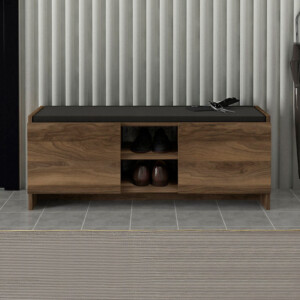 Παπουτσοθήκη Verly Megapap χρώμα καρυδί 110x33,2x43εκ. - Image 3