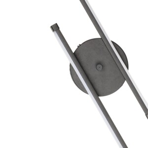 Απλίκα τοίχου Led Frode Megapap μεταλλική χρώμα μαύρο 70x10x10εκ. - Image 3