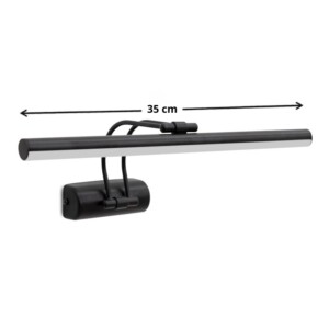 Απλίκα καθρέπτη μπάνιου LED Strop Megapap μεταλλική χρώμα μαύρο 35εκ. - Image 5