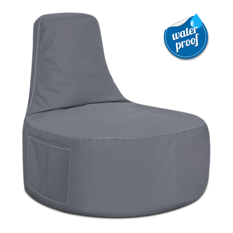 Πουφ Eva Megapap 100% αδιάβροχο χρώμα γκρι Πουφ Eva Megapap 100% αδιάβροχο χρώμα γκρι