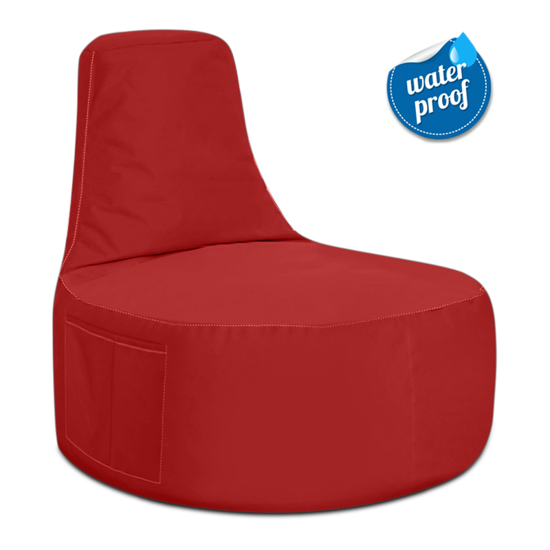 Πουφ Eva Megapap 100% αδιάβροχο χρώμα κόκκινο Πουφ Eva Megapap 100% αδιάβροχο χρώμα κόκκινο