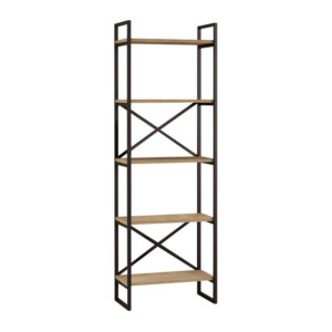 Βιβλιοθήκη Dusan Megapap χρώμα sepet oak 58x30x175εκ. - Image 3