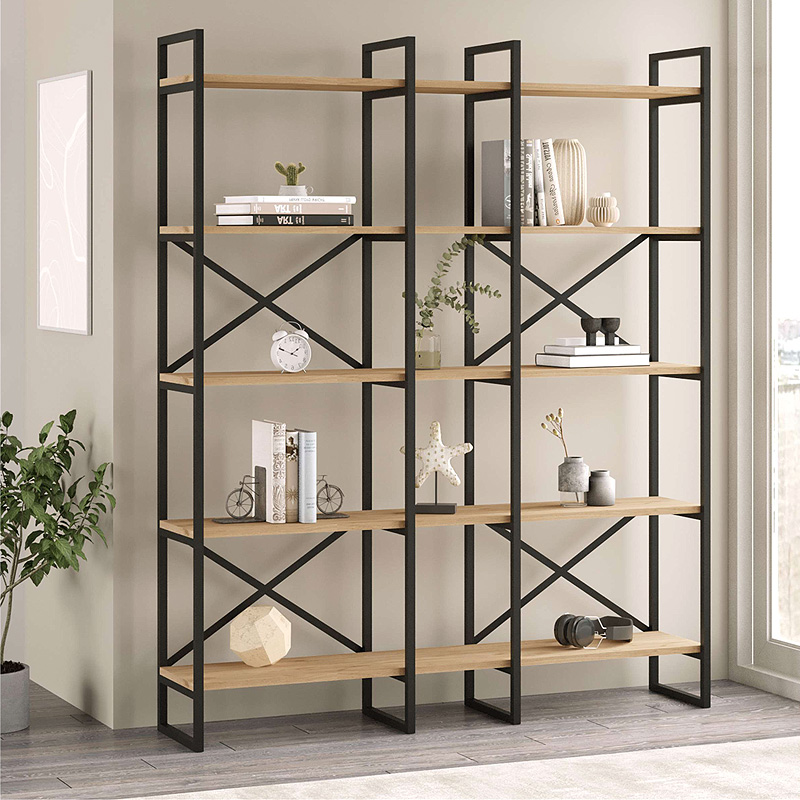 Βιβλιοθήκη Dusan Megapap χρώμα sepet oak 143 Βιβλιοθήκη Dusan Megapap χρώμα sepet oak 143