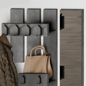 Έπιπλο εισόδου Vesty Megapap χρώμα γκρι ρετρό 100x30x61εκ. - Image 4