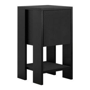 Κομοδίνο Ema Megapap χρώμα μαύρο 30x30x55εκ. - Image 5