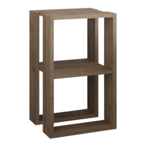 Κομοδίνο - τραπεζάκι βοηθητικό Lonie Megapap χρώμα ανοιχτό καρυδί 34x30x55εκ. - Image 3