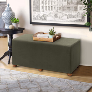 Σκαμπώ Genma Megapap υφασμάτινο χρώμα πράσινο 80x40x40εκ. - Image 2