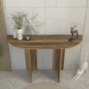 Κονσόλα Cortado Megapap χρώμα καρυδί 120x35x75εκ. - Image 2