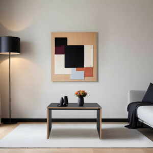 Τραπεζάκι σαλονιού - γραφείου Rio Megapap χρώμα ανθρακί 60x40x43εκ. - Image 3