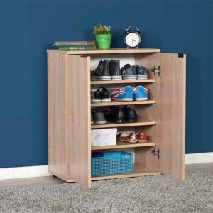 Παπουτσοθήκη - Ντουλάπι Antre Megapap χρώμα sonoma 60x34x78εκ. - Image 2