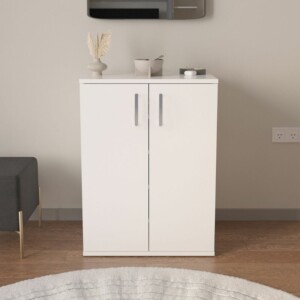 Παπουτσοθήκη - Ντουλάπι Manolo Megapap χρώμα λευκό 60x38x81,4εκ. - Image 4