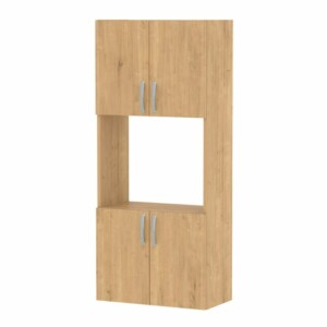 Ντουλάπα κουζίνας Armado Megapap χρώμα sapphire oak 60x32x140εκ. - Image 4