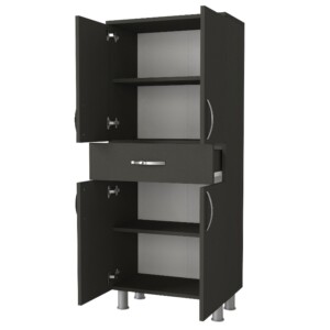 Ντουλάπι κουζίνας - μπάνιου Montana Megapap χρώμα ανθρακί 59,4x31,5x140εκ. - Image 4