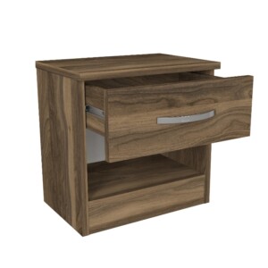 Κομοδίνο Lube Megapap χρώμα καρυδί 40x28,2x40εκ. - Image 5