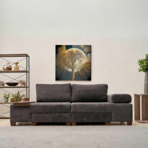 Καναπές - κρεβάτι πολυμορφικός Perenna Megapap τριθέσιος υφασμάτινος χρώμα ανθρακί 233x93x83εκ. - Image 6