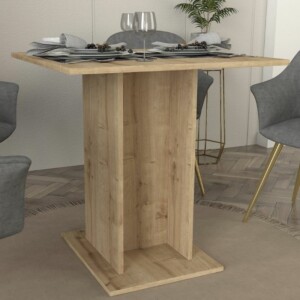 Τραπέζι Allos Megapap χρώμα sapphire oak 75x75x77εκ. - Image 3