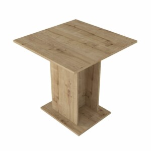 Τραπέζι Allos Megapap χρώμα sapphire oak 75x75x77εκ. - Image 6