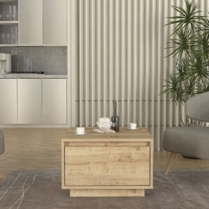 Τραπεζάκι σαλονιού Pura Megapap χρώμα sapphire oak 60x60x40εκ. - Image 3