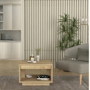 Τραπεζάκι σαλονιού Onda Megapap χρώμα sapphire oak 60x60x40εκ. - Image 4