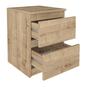 Κομοδίνο Breve Megapap χρώμα sapphire oak 39,8x41,8x55εκ. - Image 6