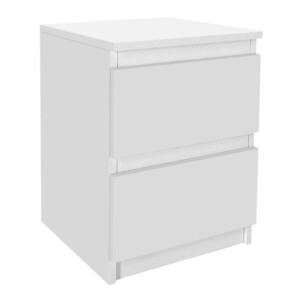 Κομοδίνο Breve Megapap χρώμα λευκό 39,8x41,8x55εκ. - Image 5